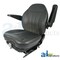 A & I Products High Back Industrial Seat w/ Suspension, Slide Track & Armrests, Black Vinyl 25" x17.5" x19.5" A-HIS360 - alternate 1